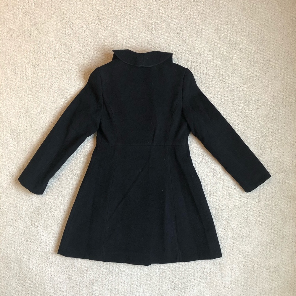 Girl’s Rothschild Faux Wool Coat w/ Ruffle - Picture 2 of 3